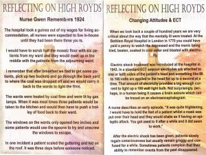 Reflecting On High Royds 
